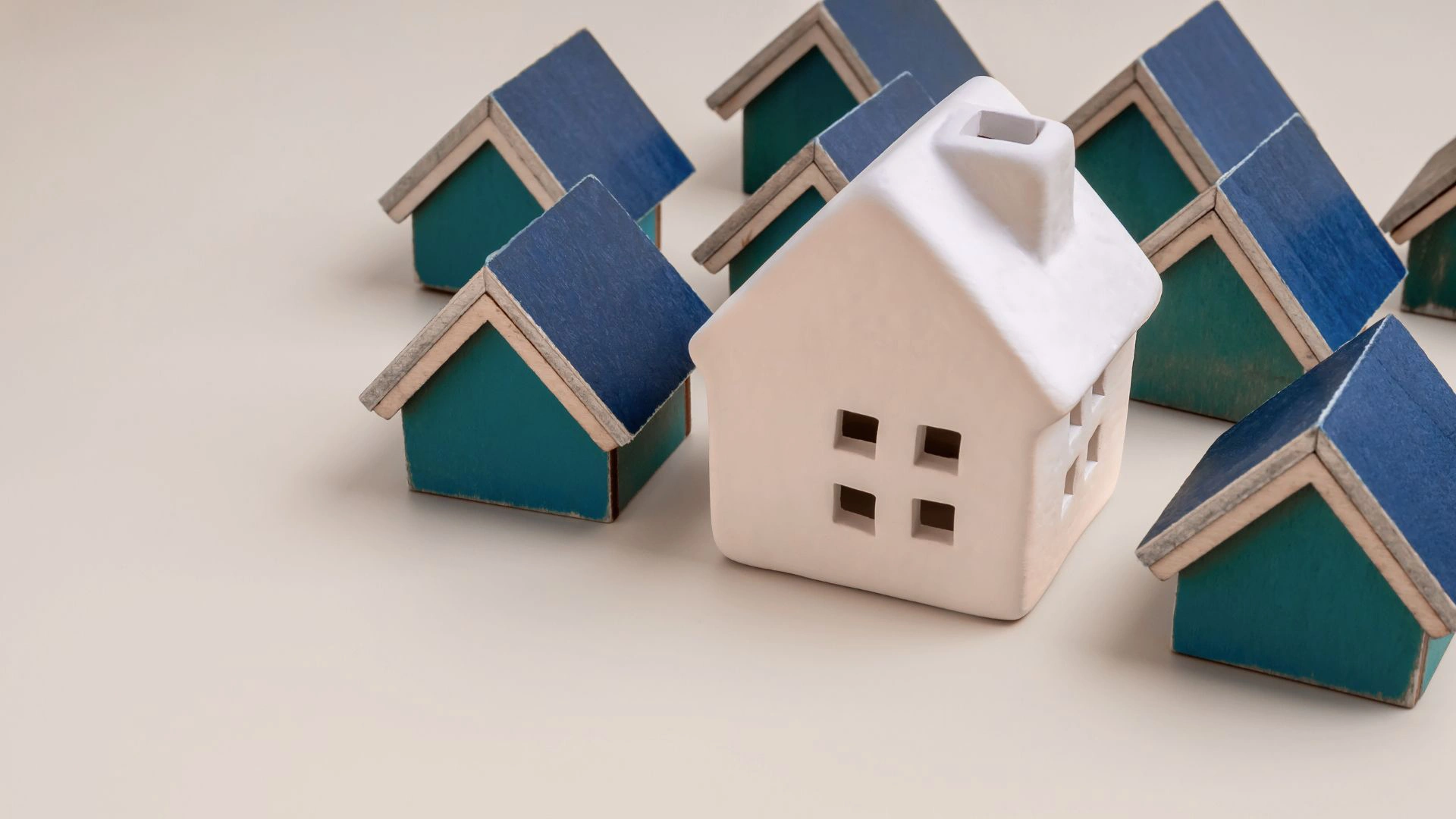 依頼先の建物が並んでいる画像